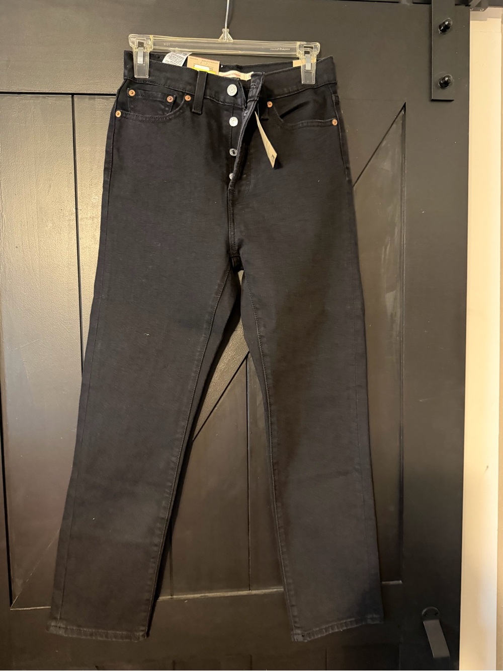 Signature by Levi Strauss Black Straight Leg Women's Jeans